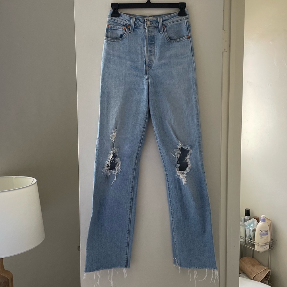 Levi’s ribcage straight leg jean
